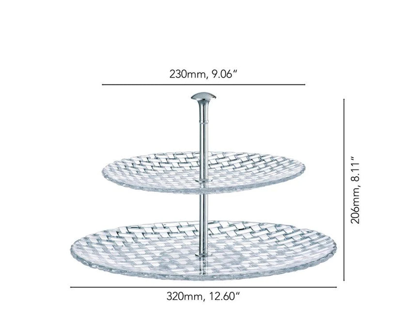 Nachtmann - Bossa Nova Two Tier Tray - Large