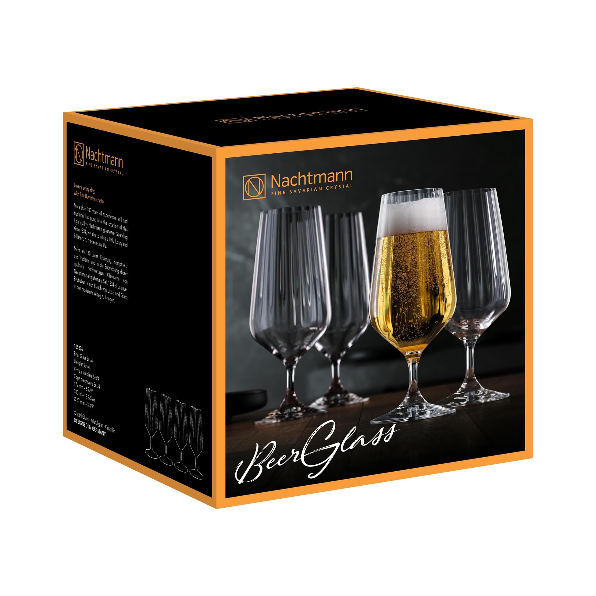 Nachtmann - CELEBRATION, verre à bière, lot de 4