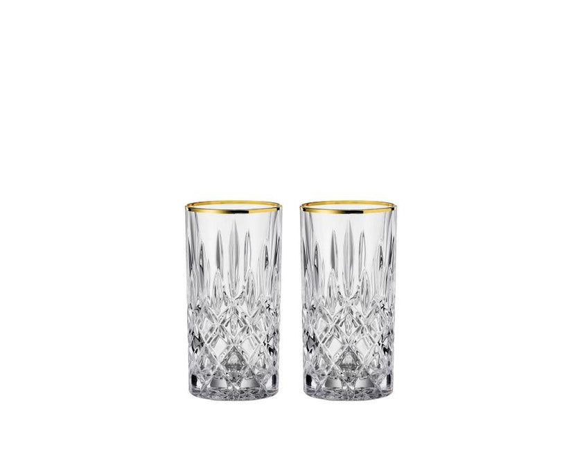 Nachtmann - NOBLESSE Gold Long Drink Glass 13 oz (Set of 2)