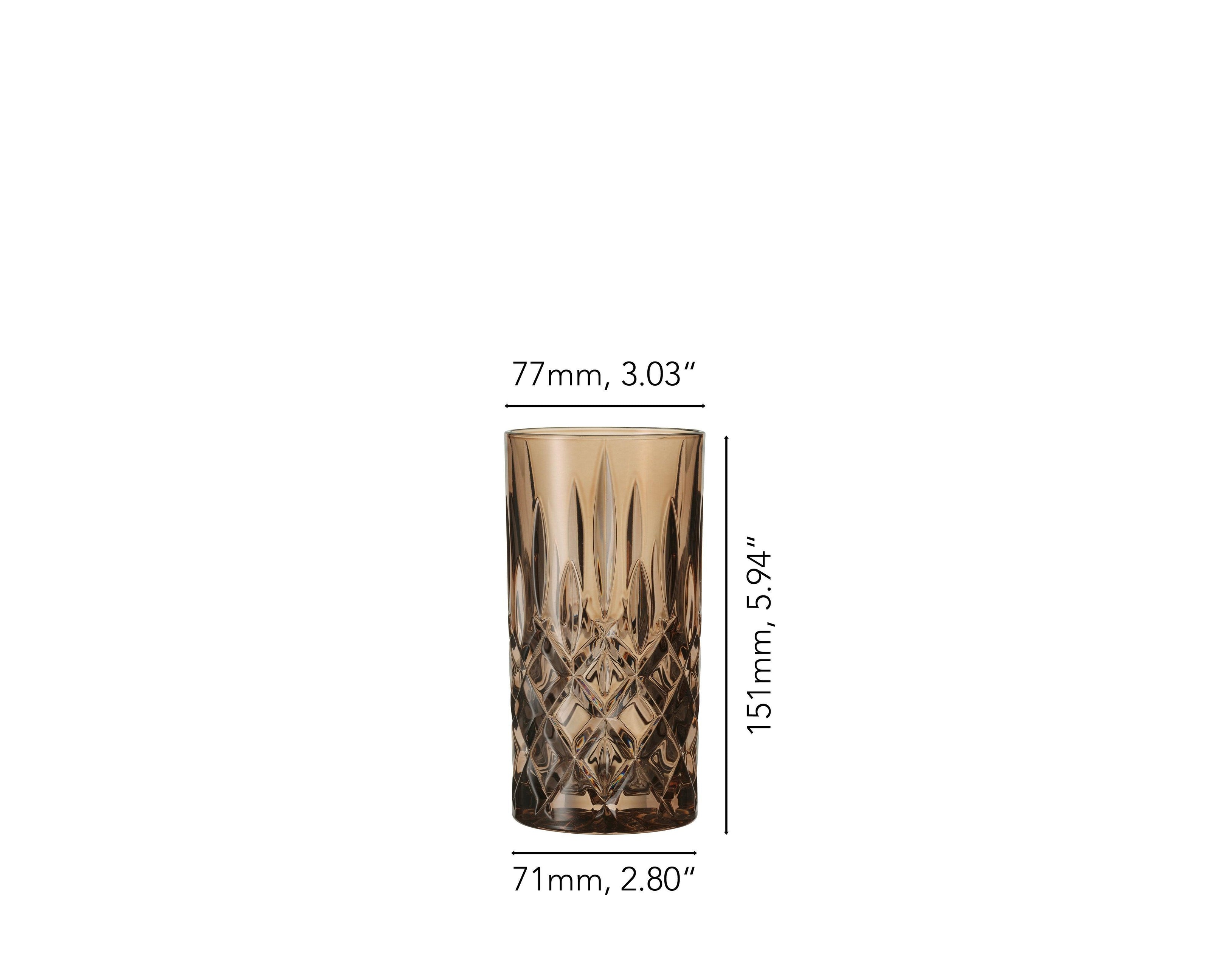 Nachtmann - NOBLESSE Long Drinkg - Tobacco (Set of 2)