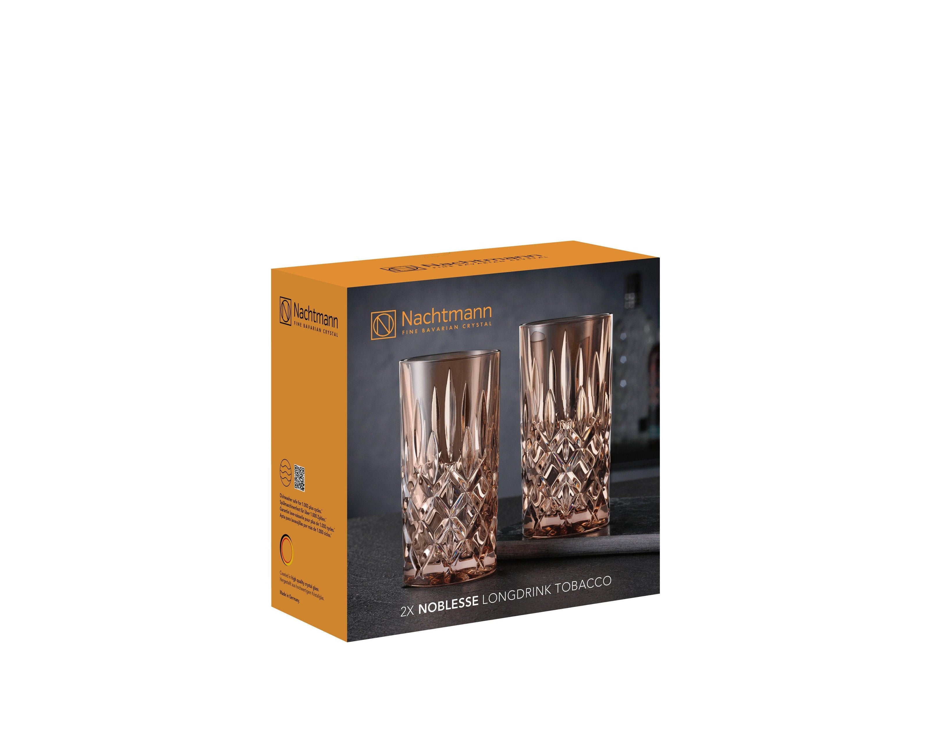 Nachtmann - NOBLESSE Long Drinkg - Tobacco (Set of 2)