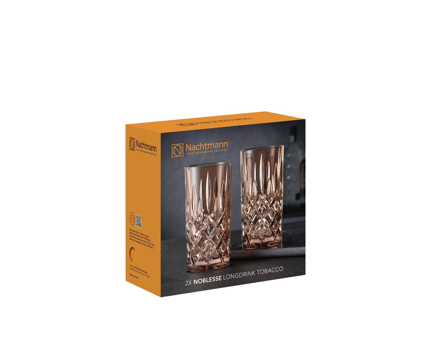 Nachtmann - NOBLESSE Long Drinkg - Tobacco (Set of 2)