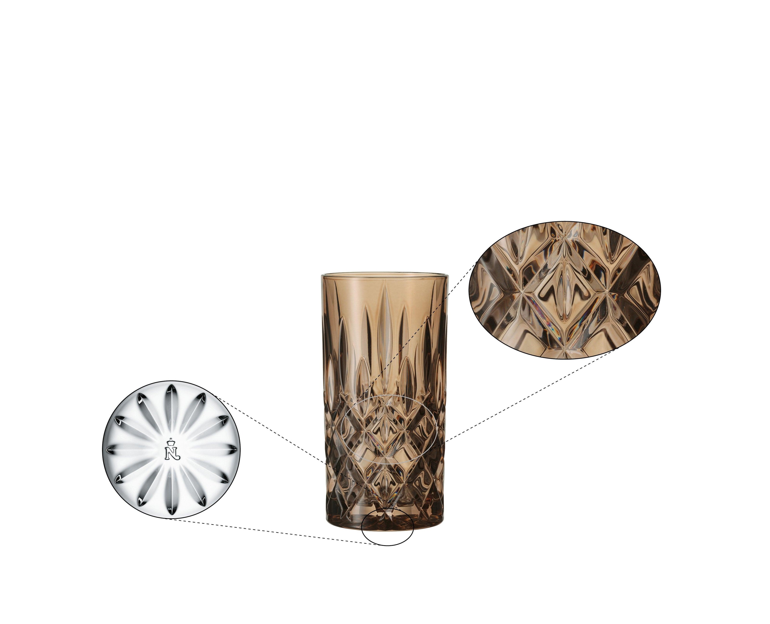 Nachtmann - NOBLESSE Long Drinkg - Tobacco (Set of 2)