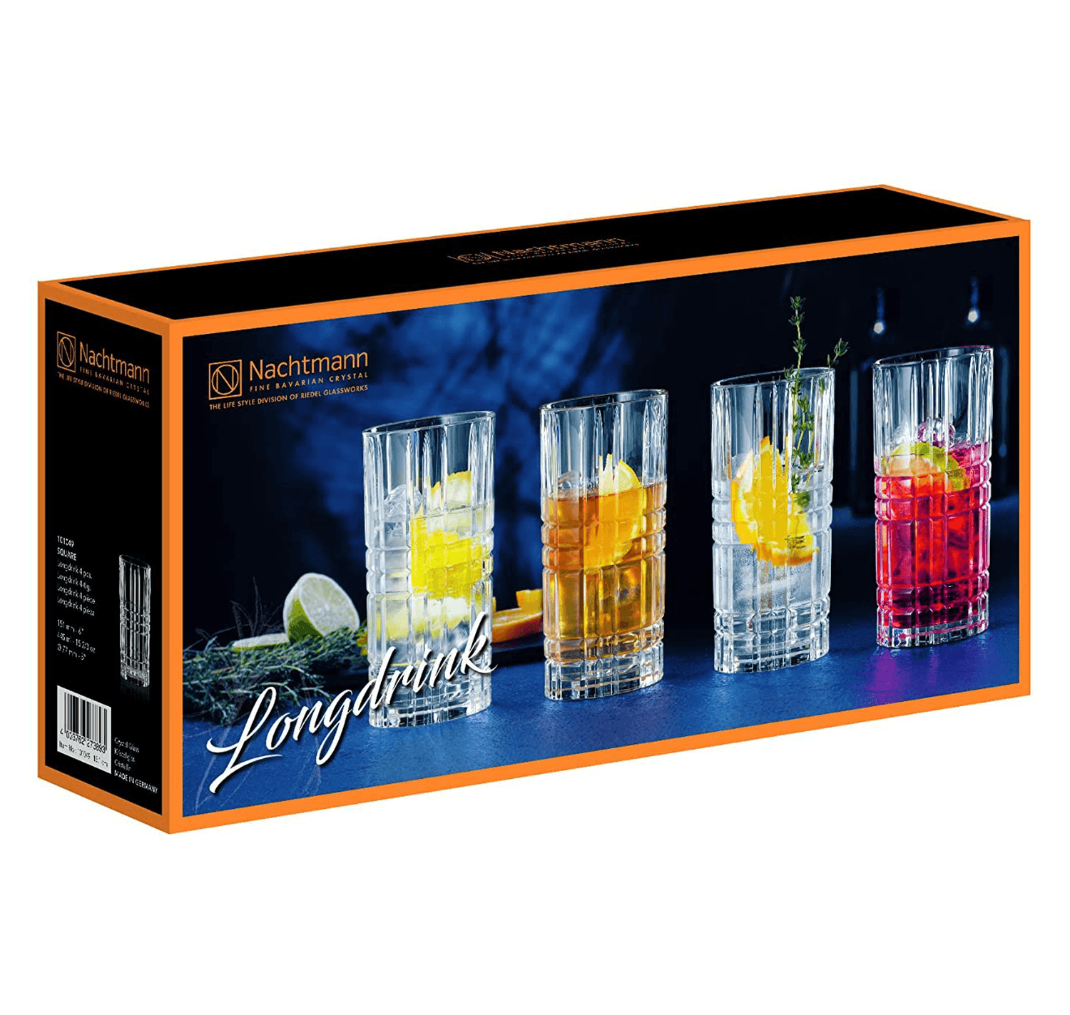 Nachtmann - SQUARE Longdrink (Set of 4)