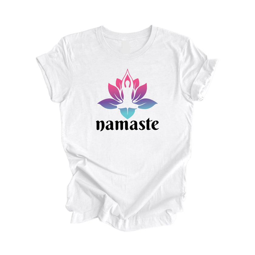 Namaste - Yoga Gift, Meditation Shirt, Yoga T-shirt, Yoga Lover Gift, Yoga Teacher Shirt, Wellness Shirt, Self Care Shirt - Inspired X