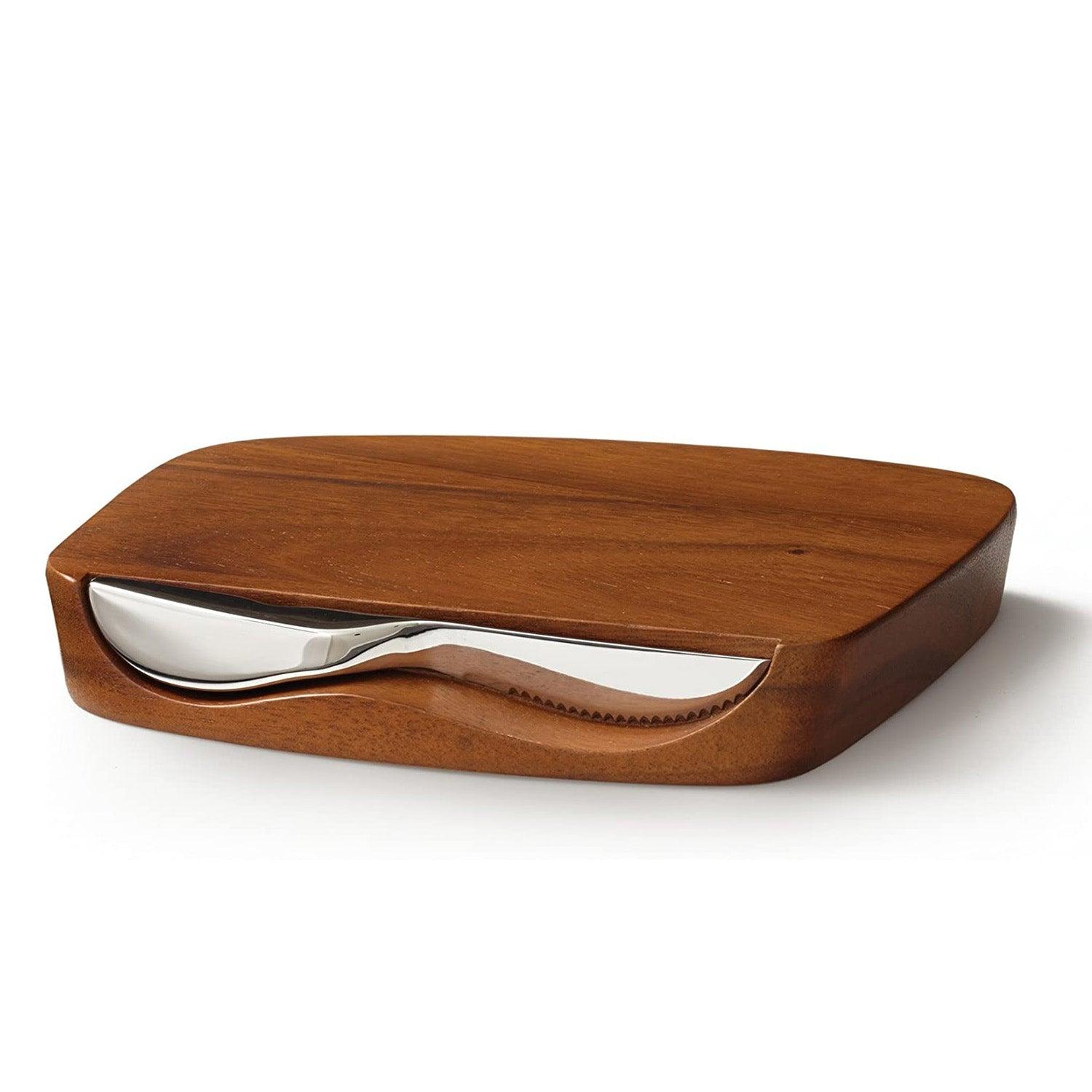 Nambe - Blend Bar Board With Knife