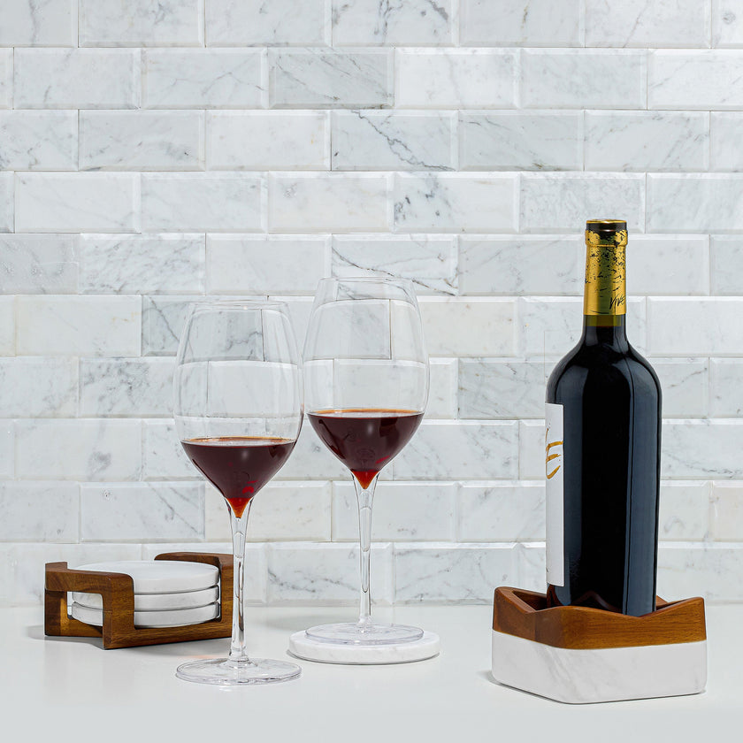 Nambe - CHEVRON COASTER SET