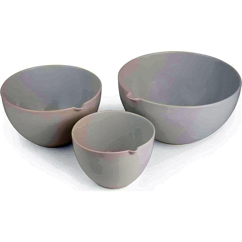 Nambe - Duets Nesting Stoneware Kitchenware, Mixing Bowls