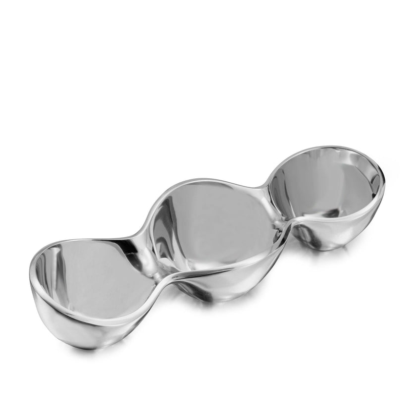 Nambe - Triple Condiment Server