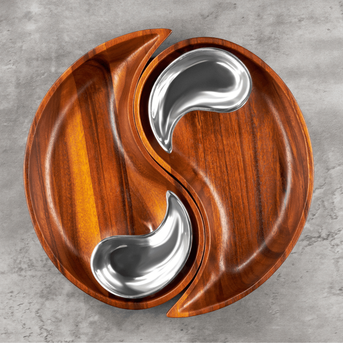 Nambe - Assortiment de puces et de sauces Yin Yang