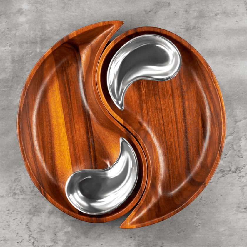 Nambe - Assortiment de puces et de sauces Yin Yang