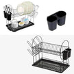 Narrow Simple Style Bowl And Dishes Drying And Draining Storage Rack