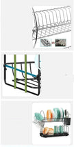 Narrow Simple Style Bowl And Dishes Drying And Draining Storage Rack