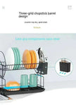 Narrow Simple Style Bowl And Dishes Drying And Draining Storage Rack