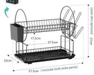 Narrow Simple Style Bowl And Dishes Drying And Draining Storage Rack