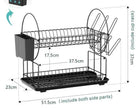 Narrow Simple Style Bowl And Dishes Drying And Draining Storage Rack