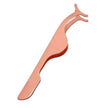 Natural Makeup Eyelash Curler Remover Clip False Eyelash Applicator Tool