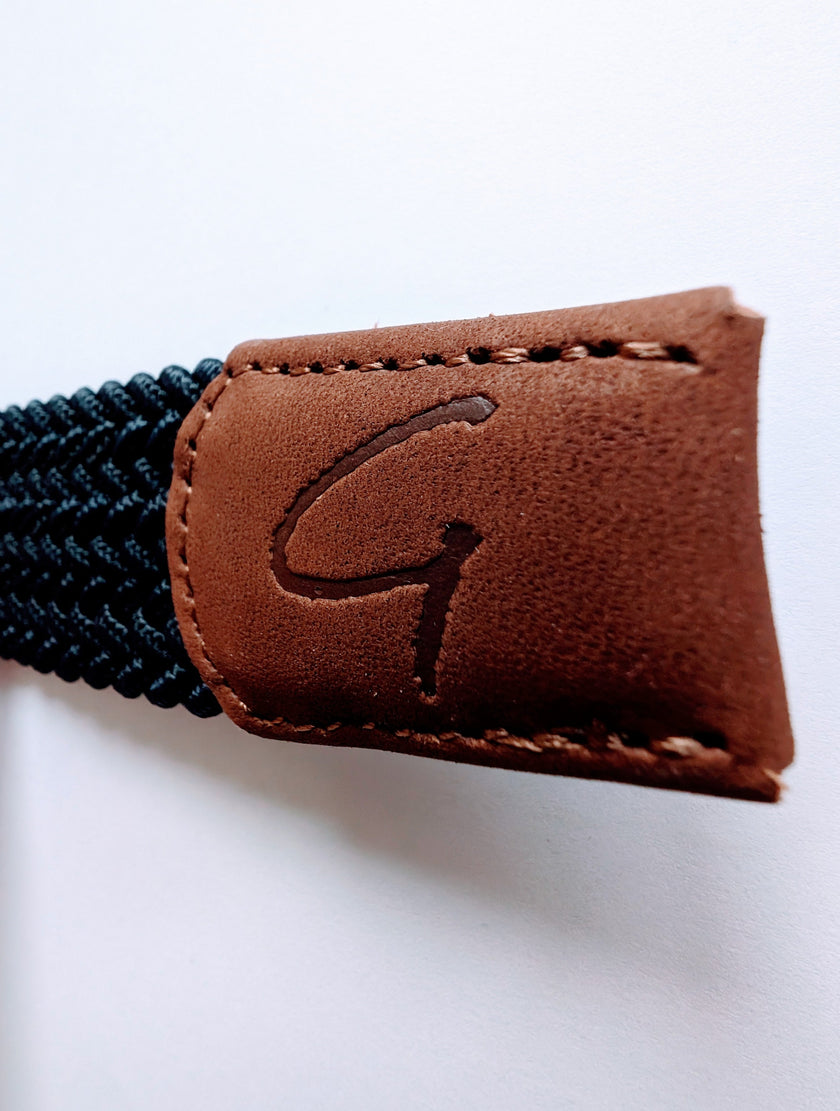 Braided Belt - Navy