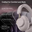 Naztech Bluetooth Headphones - AURA 360 ANC Wireless Noise Cancelling Over-the-Ear Headphones
