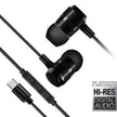Naztech - Platinum High Fidelity USB-C Earbuds Black