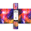Teckwrap Galaxy Heat Transfer Vinyl - Nebula Orange  | Unleash Your Creativity with Colorful Swirls!