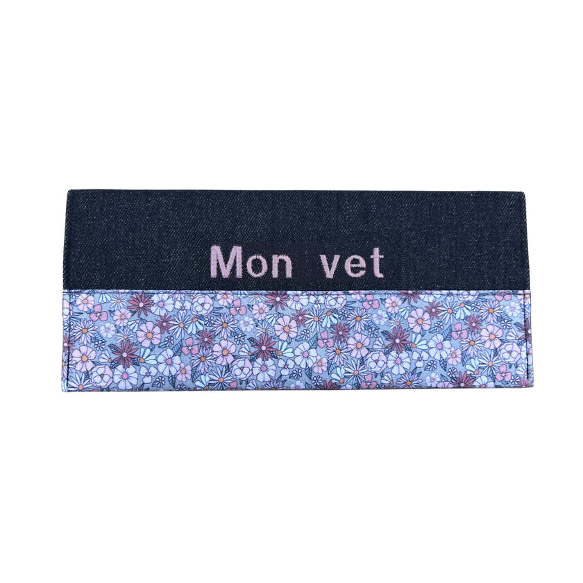 Protège carnet de vaccination Lolikö Fleur verte