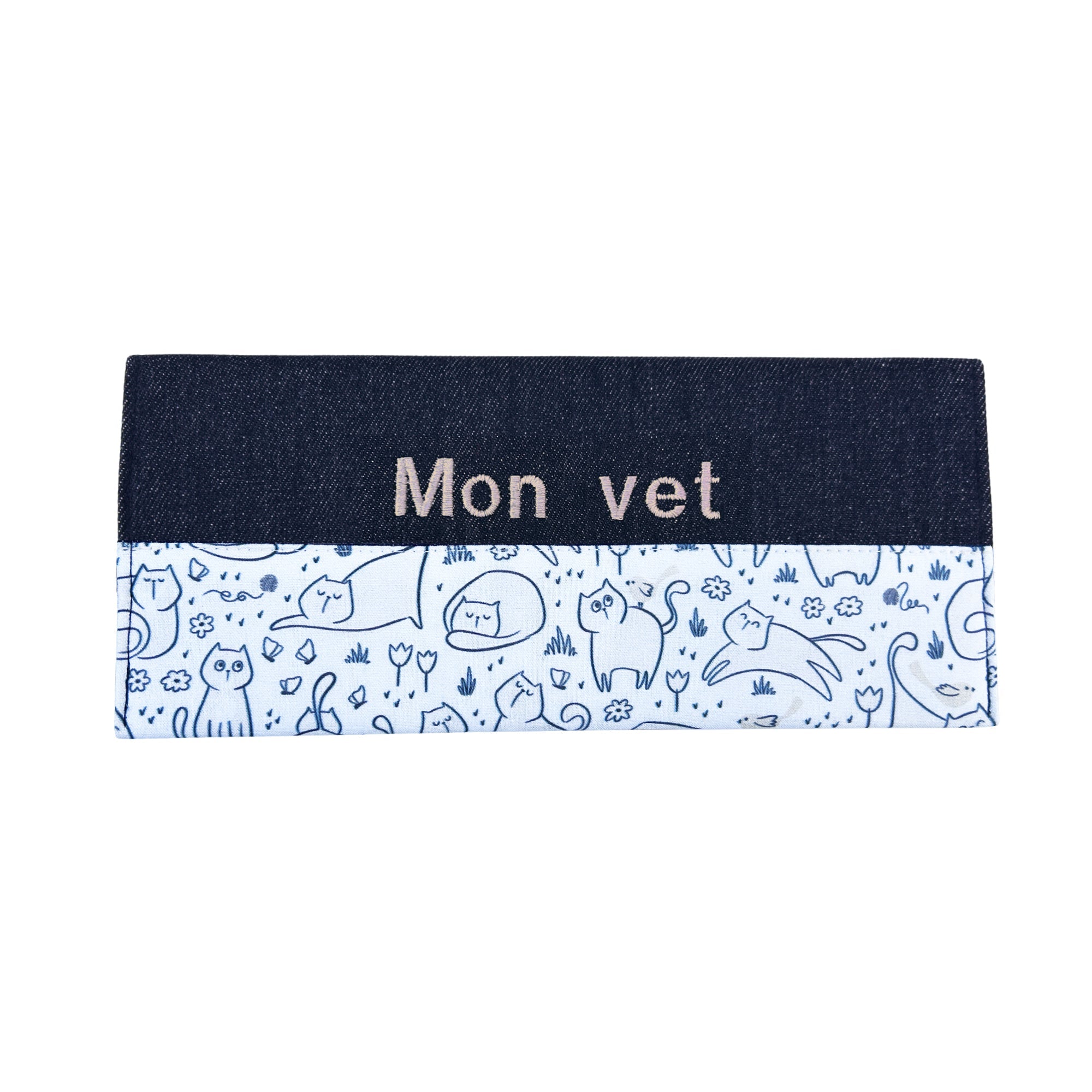 Protège carnet de vaccination Lolikö Chat beige