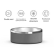Gamelle personnalisée pour chien et chat grise
