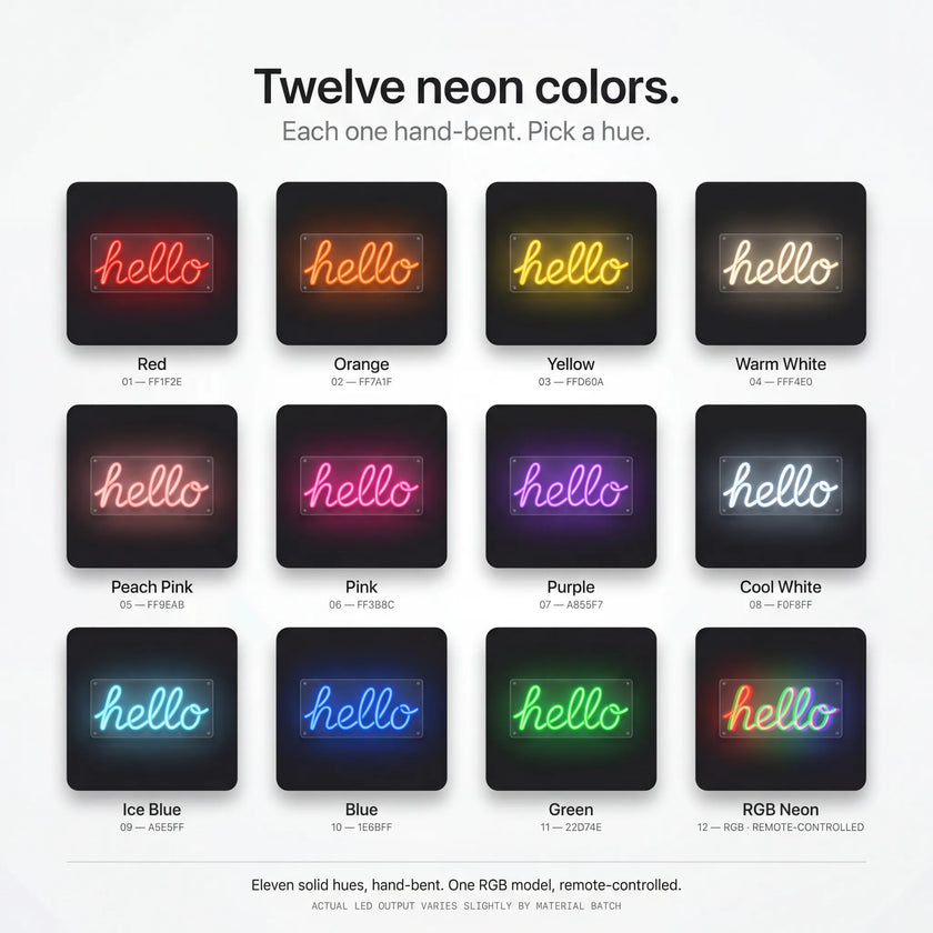 Love You More Neon Sign (Heart Edition)