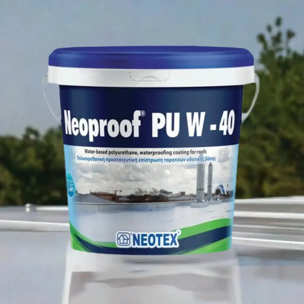 Elastomeric Polyurethane Roof Coating (Water-Based) - Neoproof PU W-40
