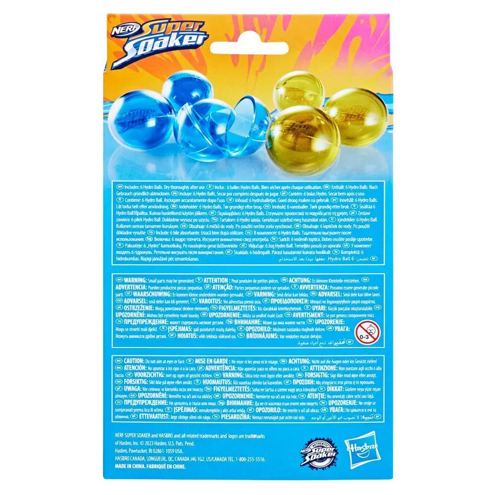 Nerf - Supersoaker - 6Pk Hydro Balls