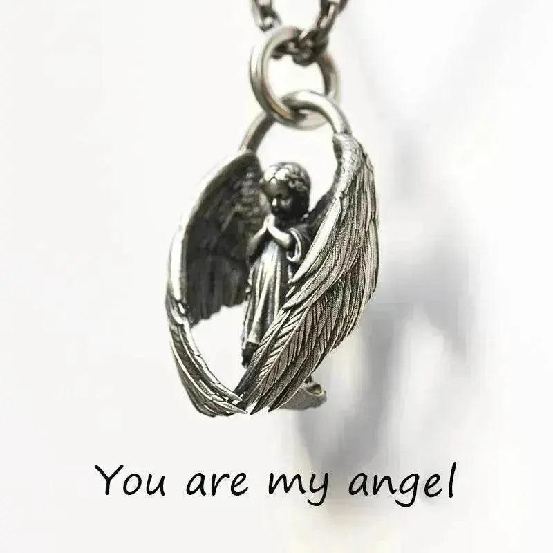 New Angel Wings Personality Pendant Necklace For Men