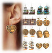 New Book Lovers Heart Librarian Earring