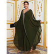 New Fashion Elegant Loose Arab  Robe Dress