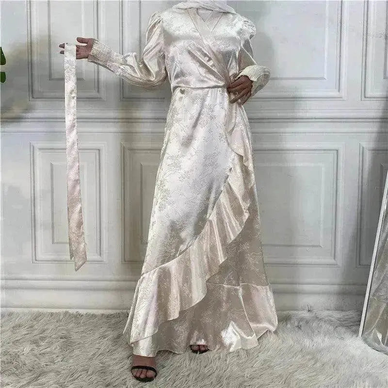 New Fashion Women's Clothing Patchwork Arab  Dress