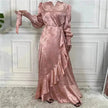 New Fashion Women's Clothing Patchwork Arab  Dress