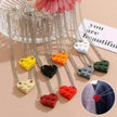 New Heart Shaped Stitching Acrylic Couple Necklace
