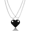 New Heart Shaped Stitching Acrylic Couple Necklace