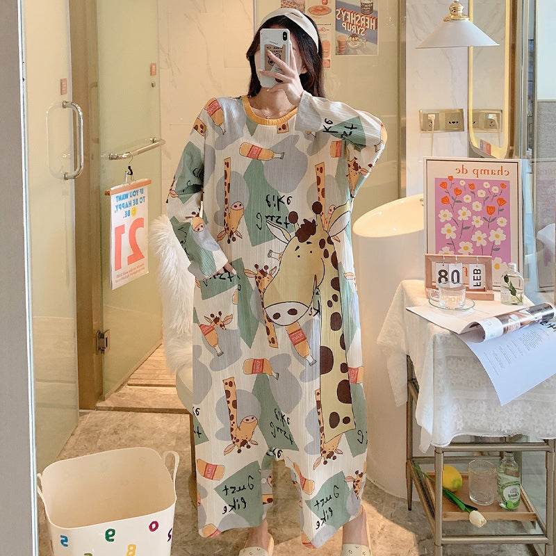 New Long-sleeved One-piece Pajamas For Women