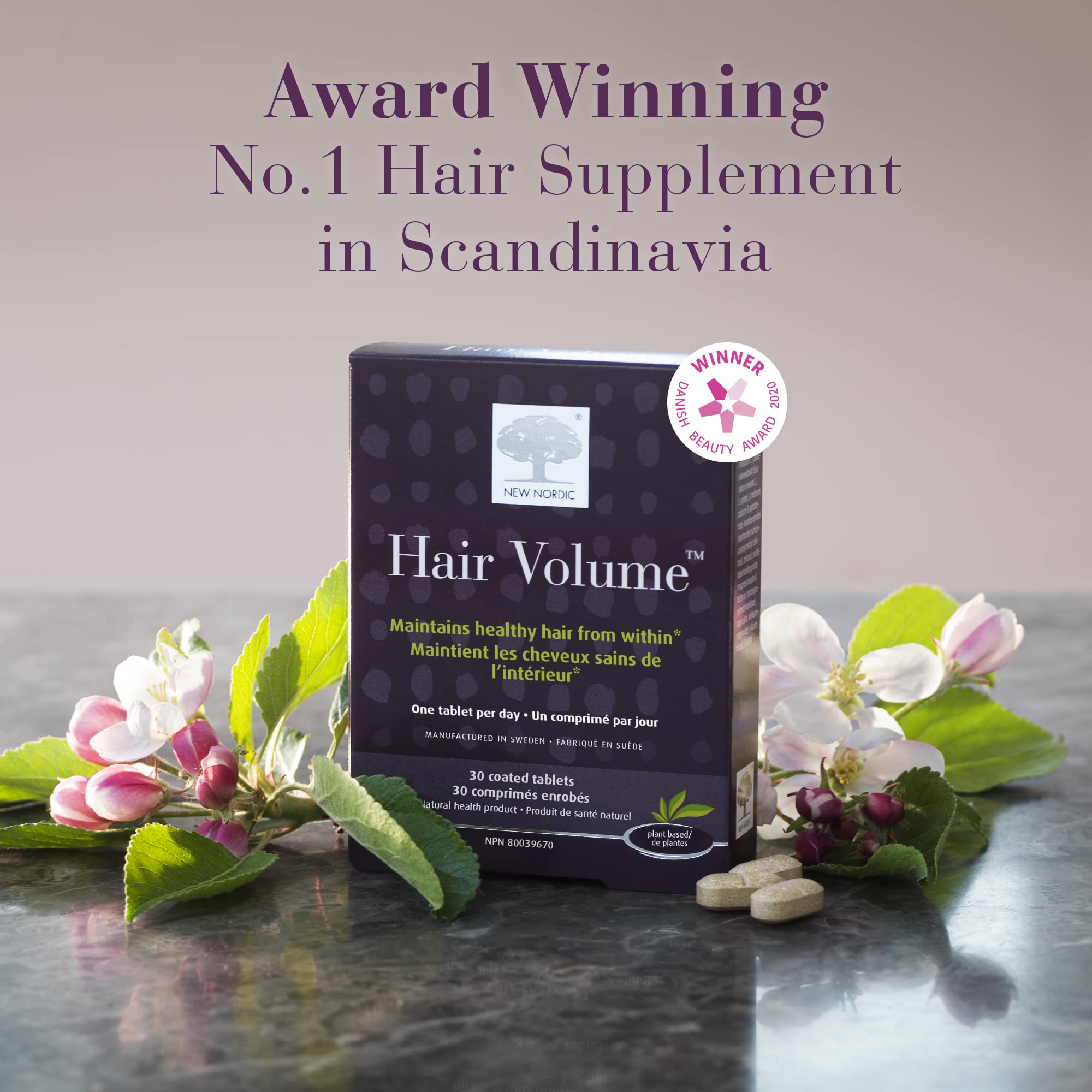 New Nordic - Hair Volume 30 Tabs