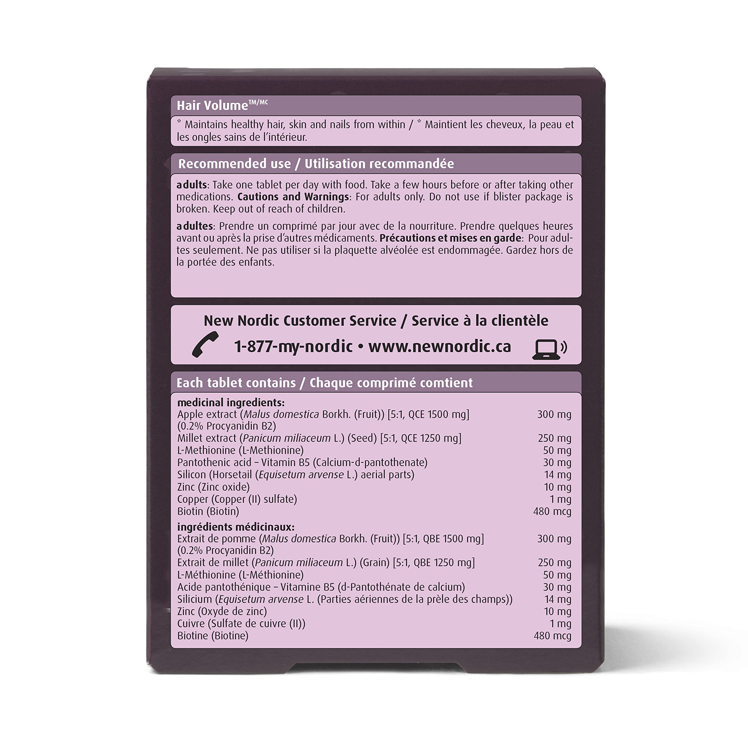 New Nordic - Hair Volume 30 Tabs