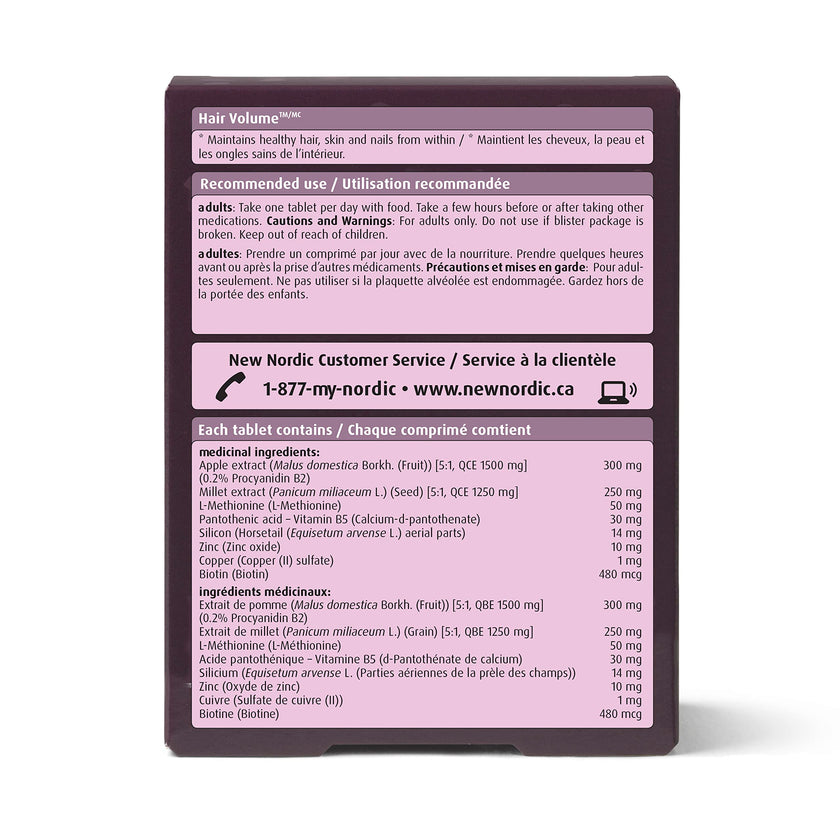 New Nordic - Hair Volume 30 Tabs