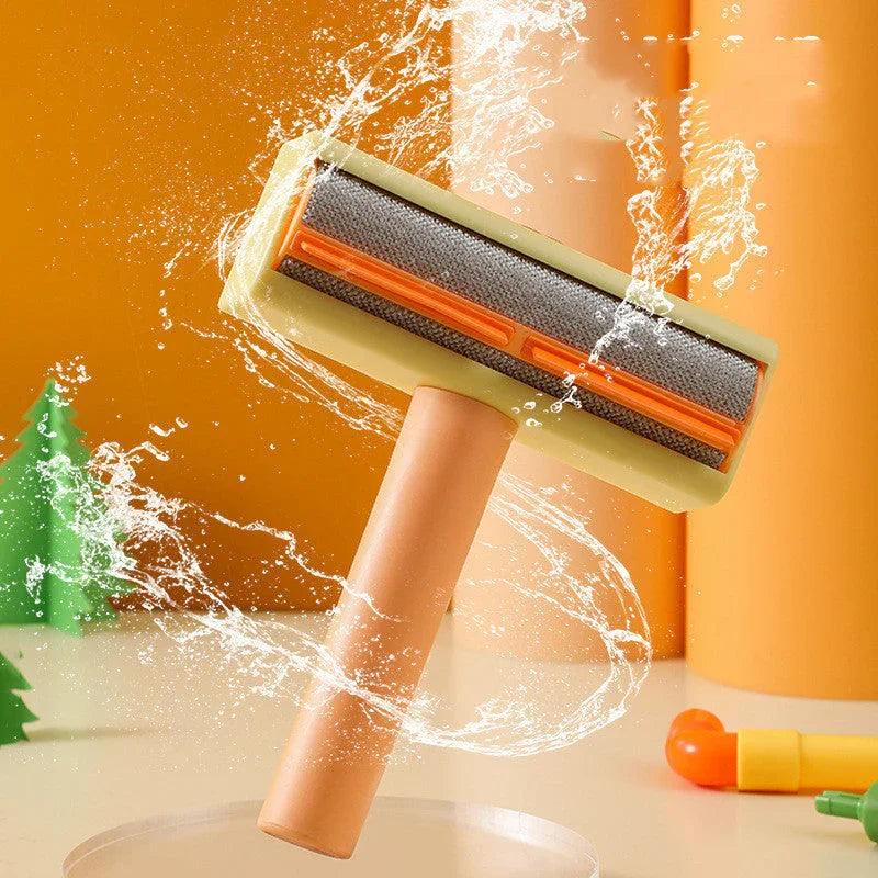 2-Way Pet Hair Roller Remover Lint Brush – Dog & Cat Fur Cleaner for Furniture & Sofa