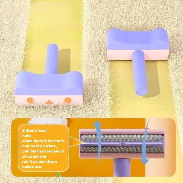 2-Way Pet Hair Roller Remover Lint Brush – Dog & Cat Fur Cleaner for Furniture & Sofa
