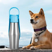 Portable Dog Water Bottle – 27oz Silicone Leaf Design Travel Drinker for Dogs