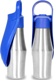 Portable Dog Water Bottle – 27oz Silicone Leaf Design Travel Drinker for Dogs