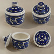 Ceramic Sugar Bowl with Lid – Small 7 cm, Handmade Decorative & Functional Tableware