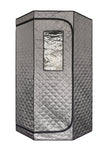 Blisspod Portable Personal Full Body 60 Min Rapid Steam Sauna | Pentagonal | Grey | Powerful 1600 Watts | 3.6L Stronger Steamer | 90X90X190cm