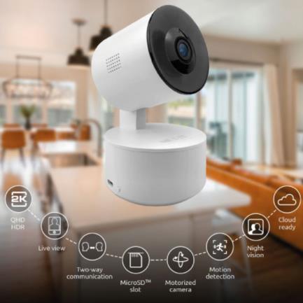 Nexxt - Smart Home Indoor Camera 2K PTZ- White