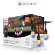 Nexxt - Smart Home Outdoor Wi-Fi Led String Lights 24 Bulbs 48Ft